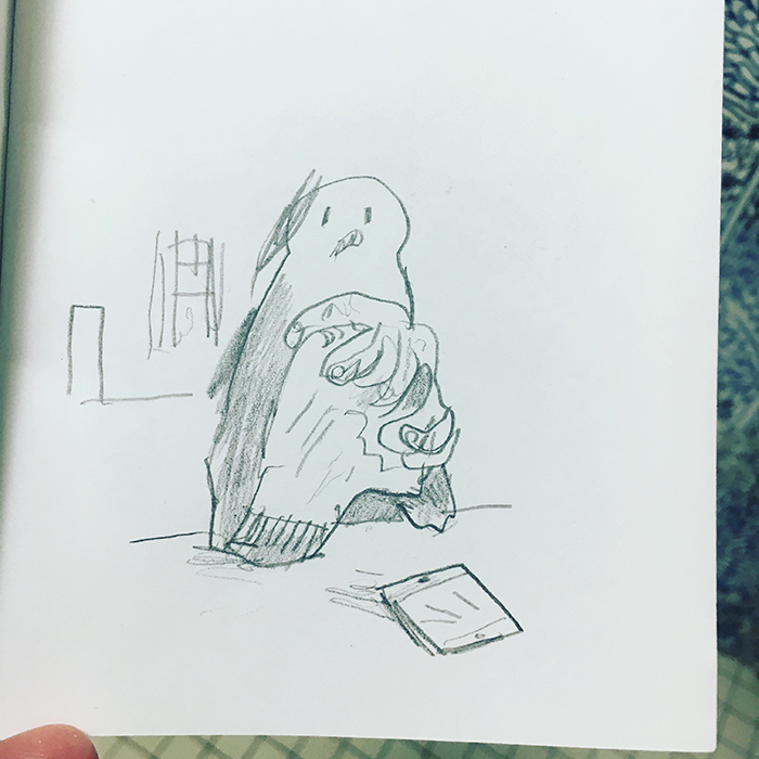 drawing of news