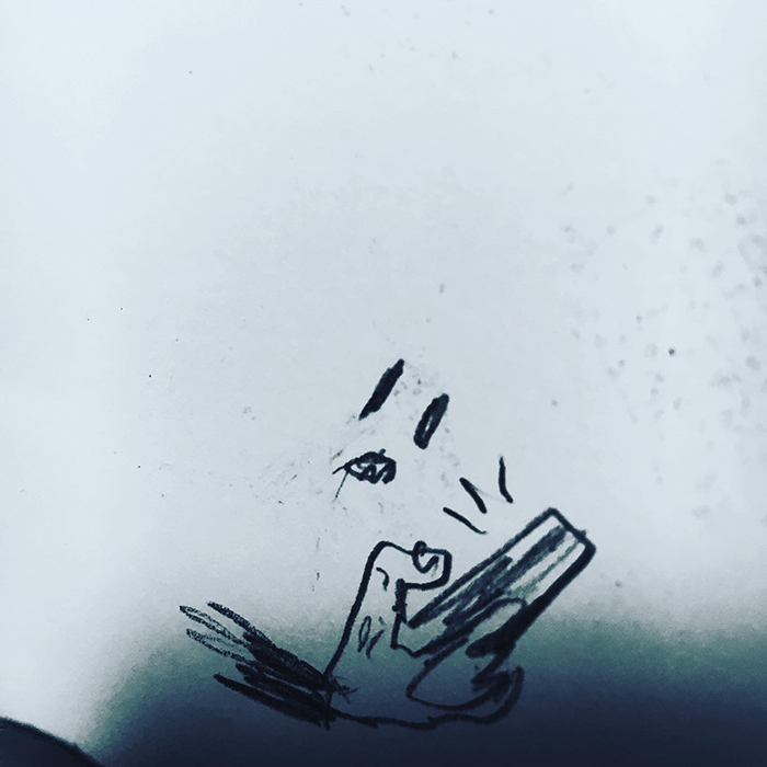 drawing of news