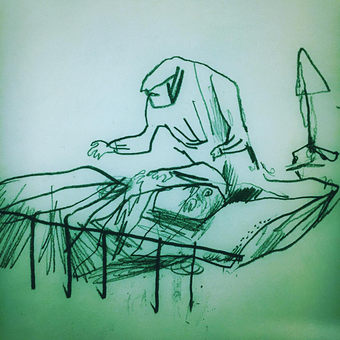 drawing of news