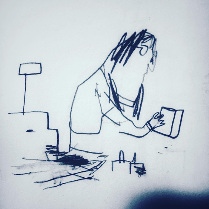 drawing of news