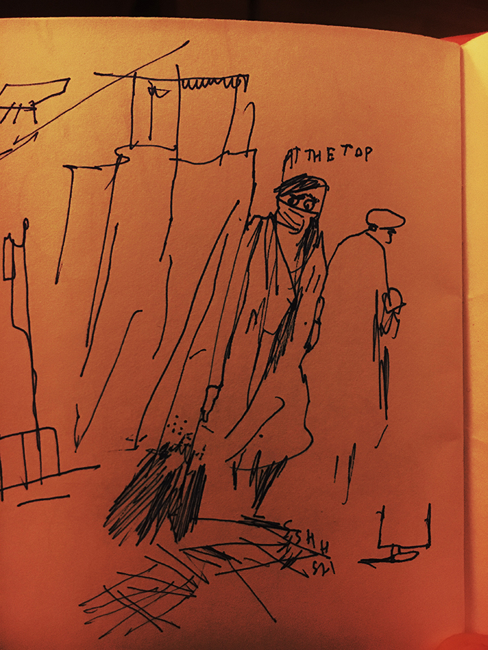 drawing of news