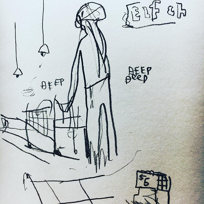 drawing of news