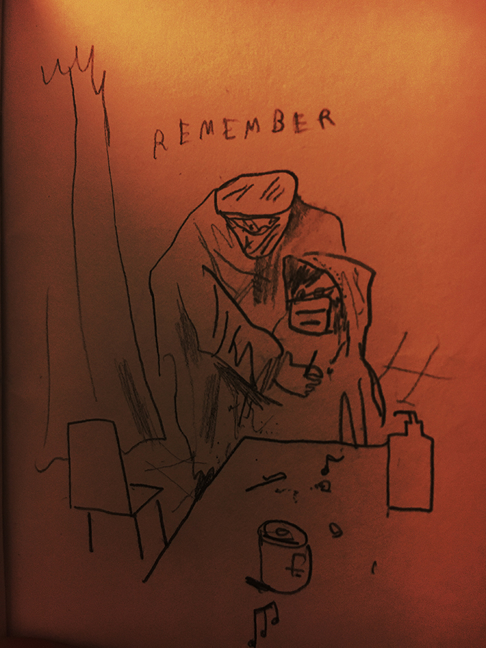 drawing of news