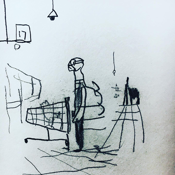 drawing of news