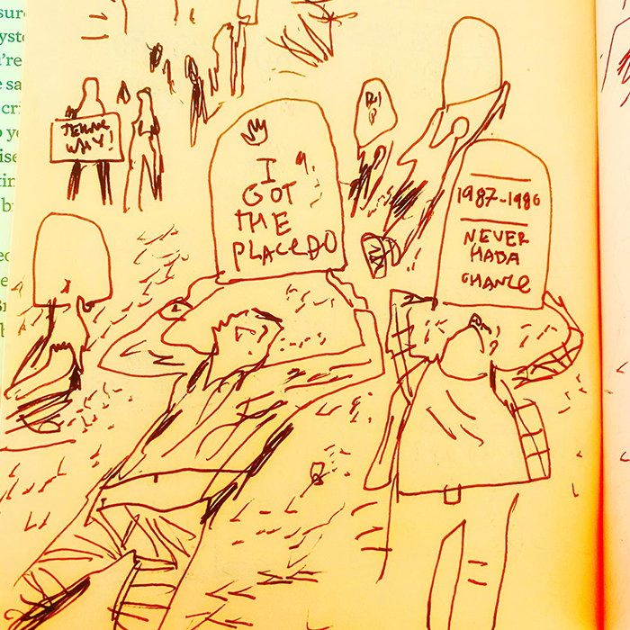 drawing of news