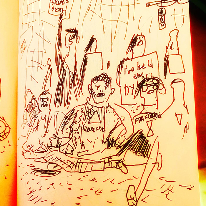 drawing of news