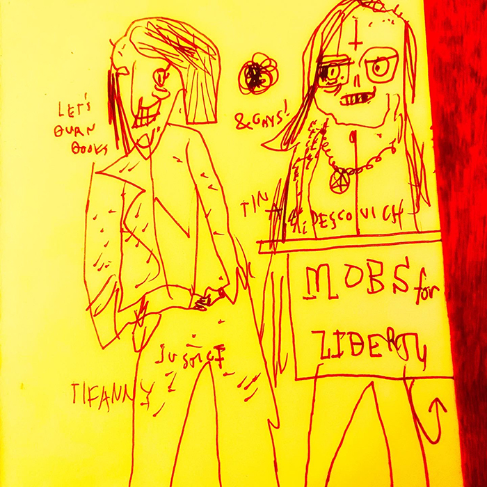 drawing of news