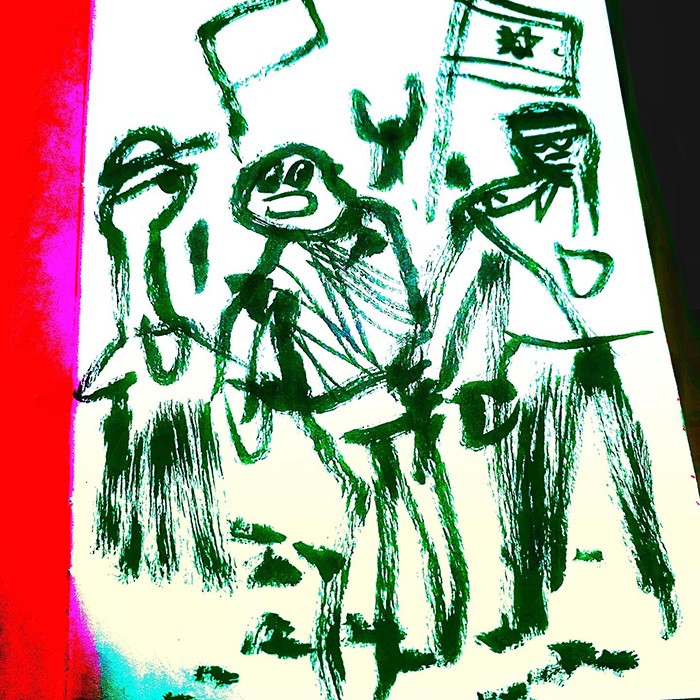 drawing of news