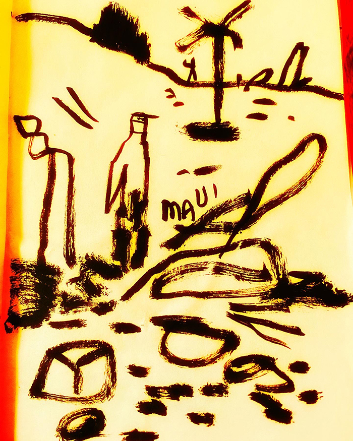 drawing of news