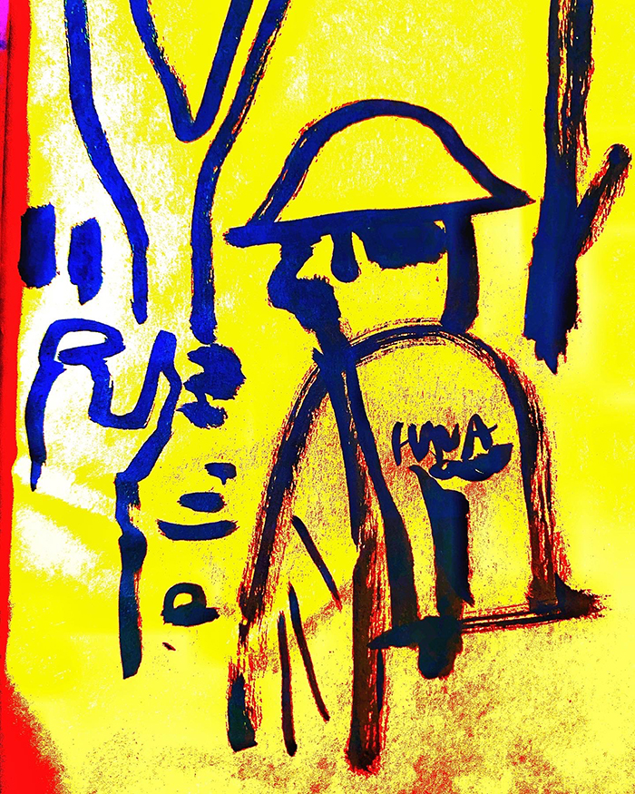 drawing of news