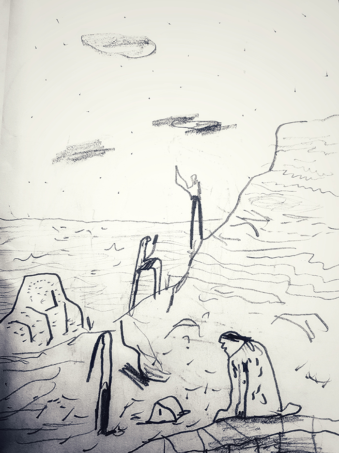 drawing of news
