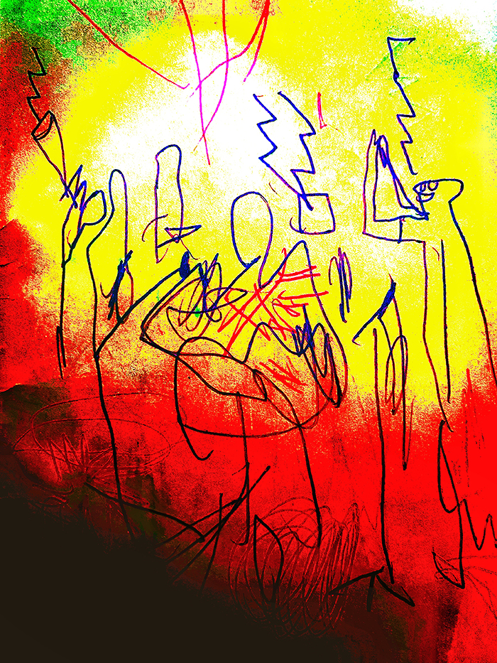 drawing of news