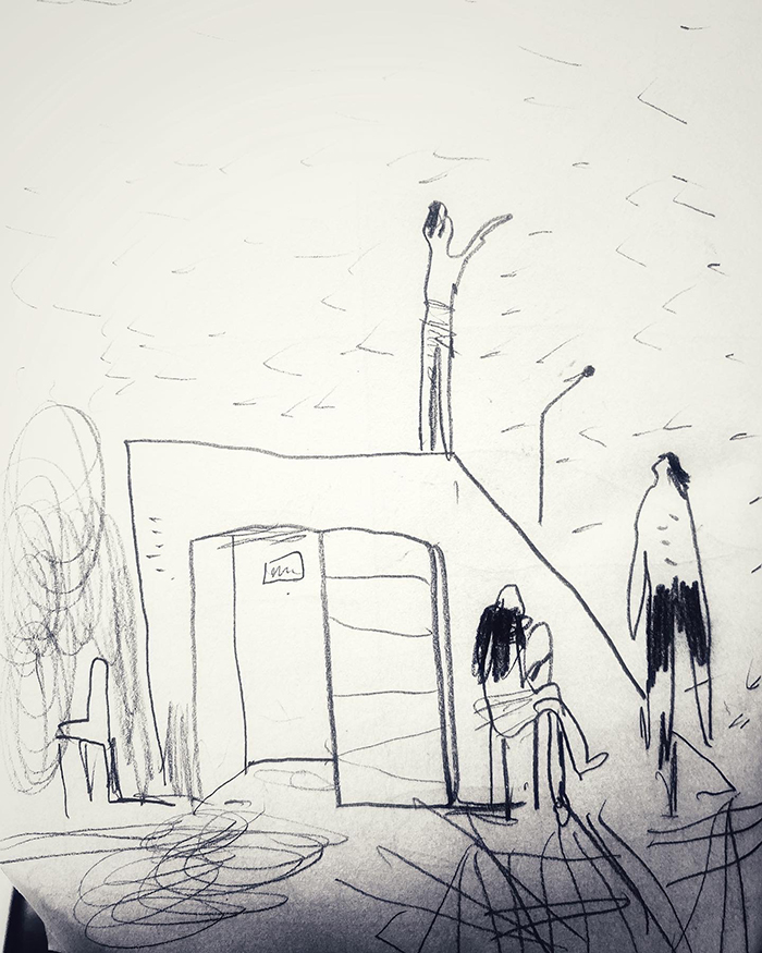 drawing of news