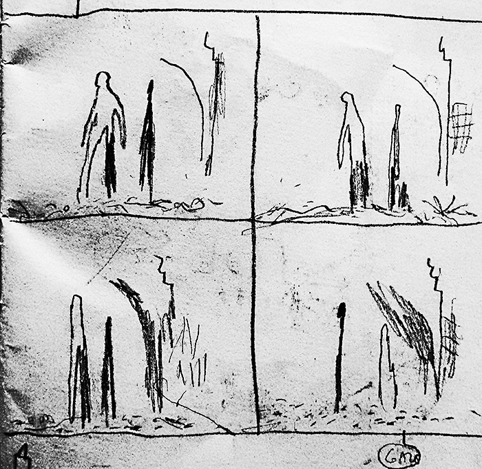drawing of news