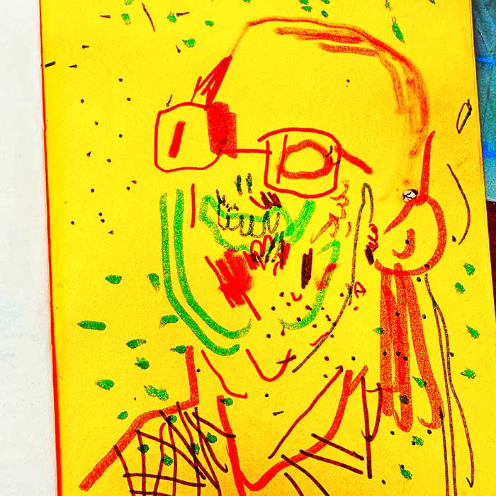 drawing of news