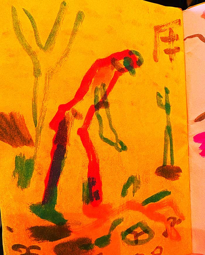 drawing of news