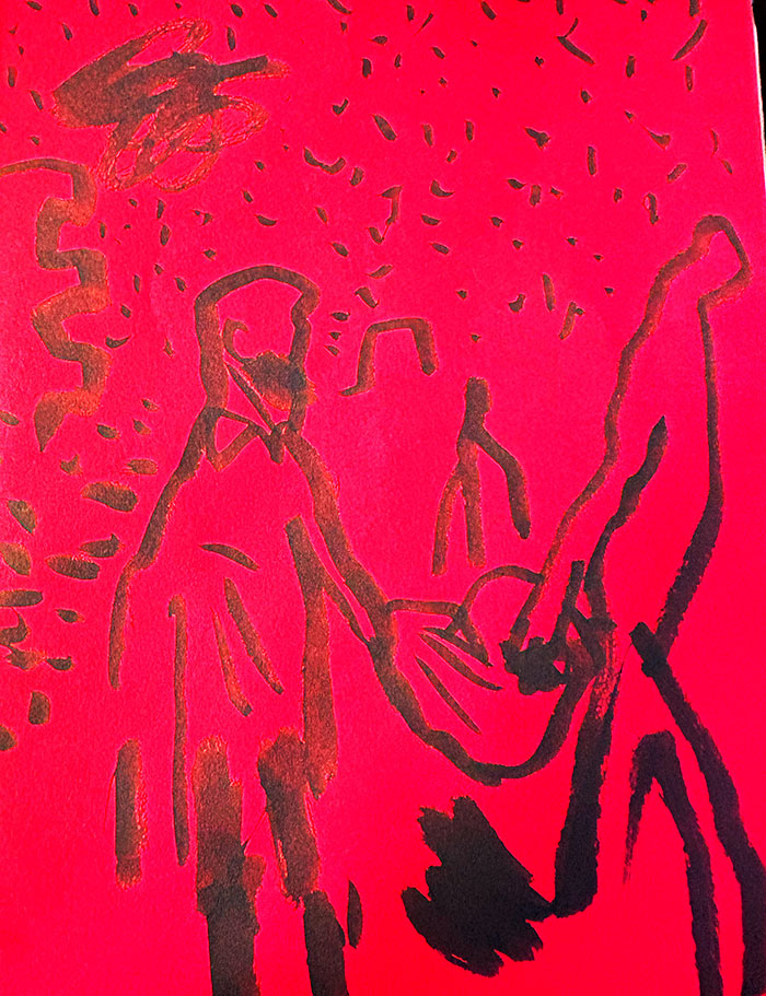 drawing of news