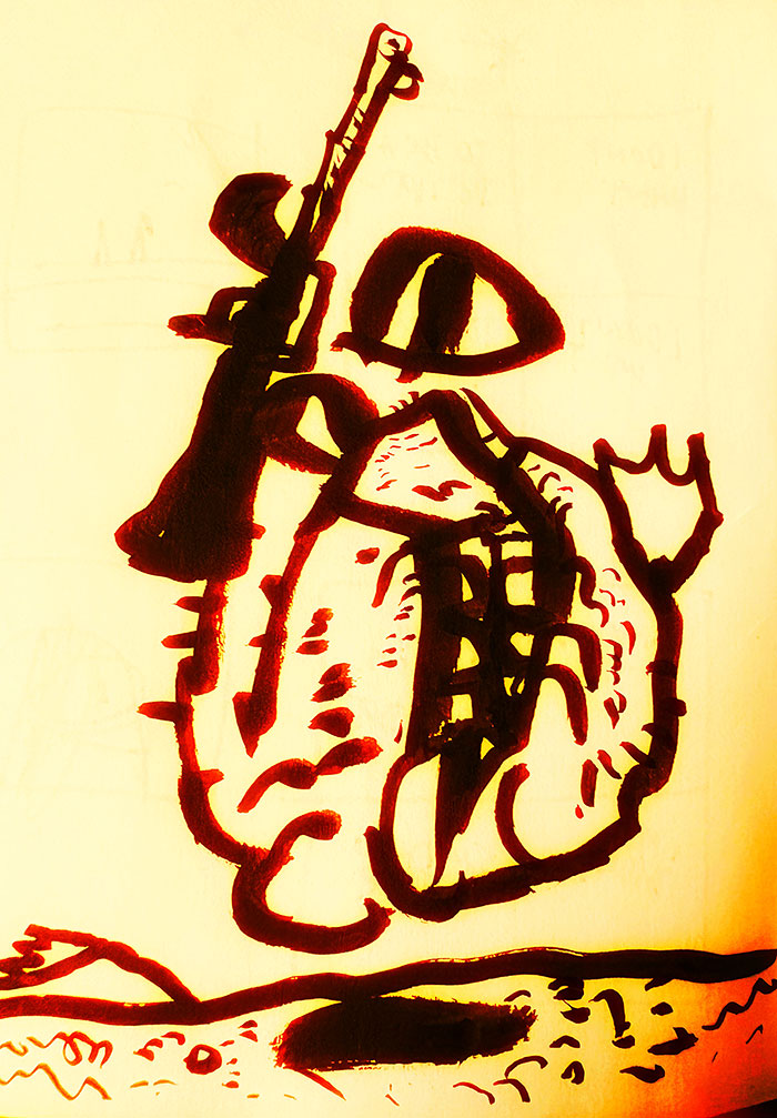 drawing of news