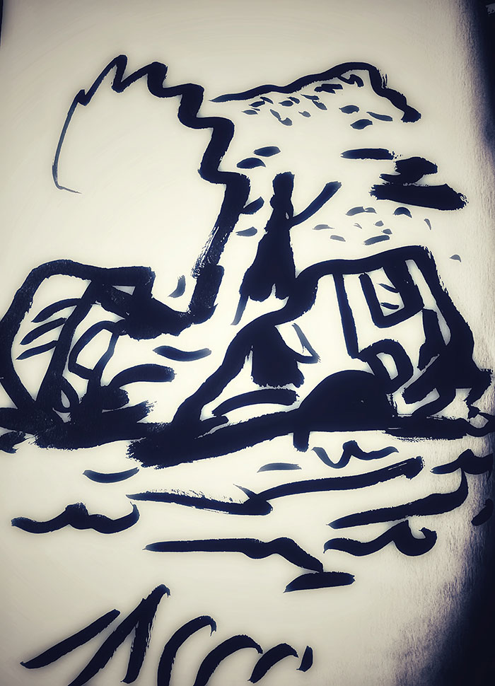 drawing of news