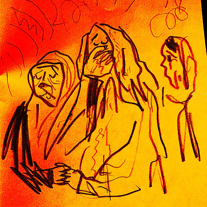 drawing of news
