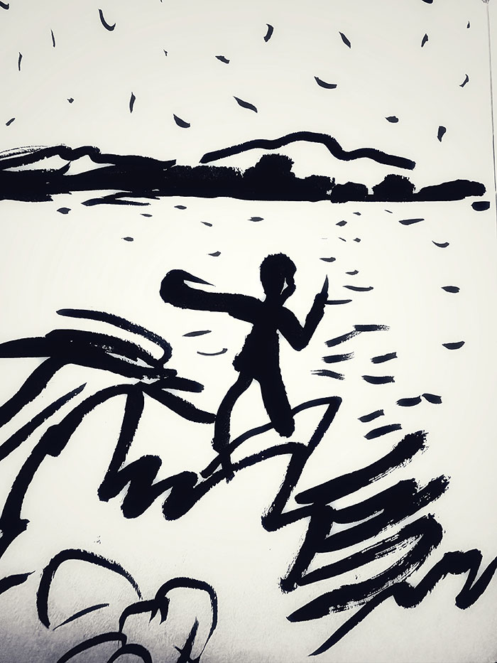 drawing of news