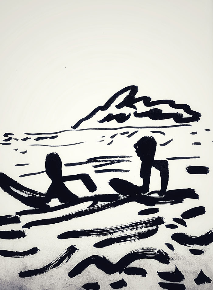drawing of news
