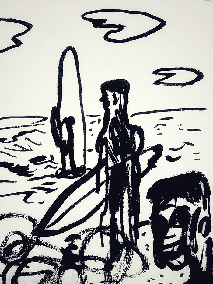 drawing of news