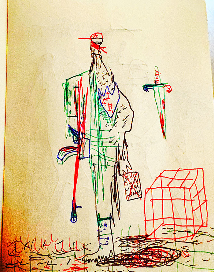 drawing of news