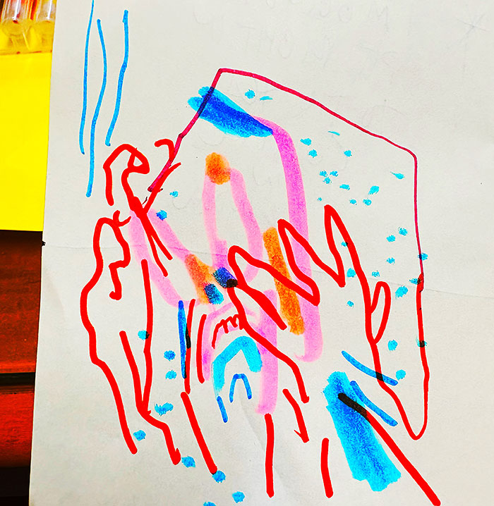 drawing of news