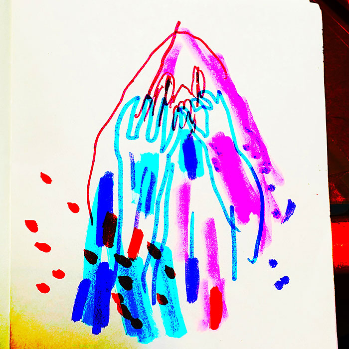 drawing of news