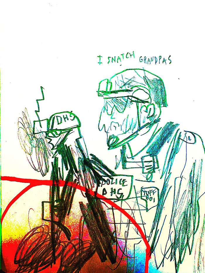 drawing of news