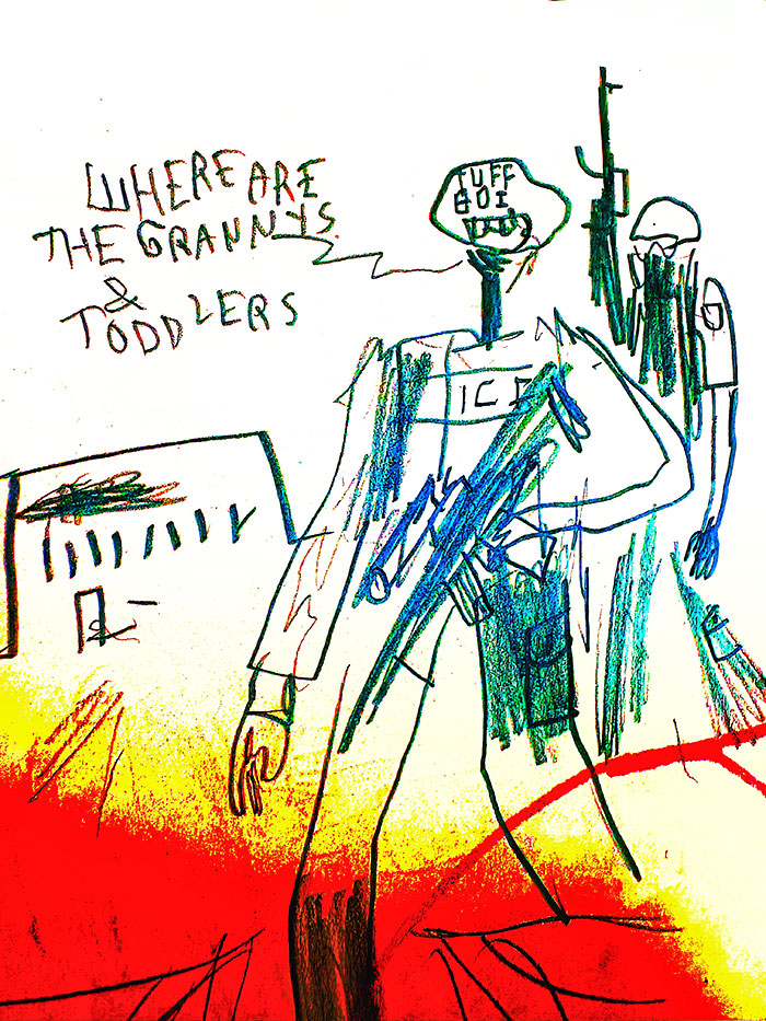 drawing of news