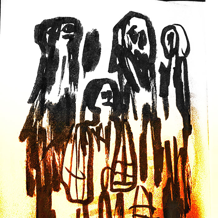 drawing of news