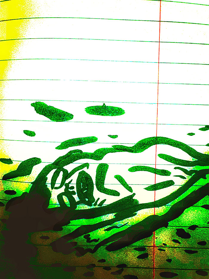 drawing of news