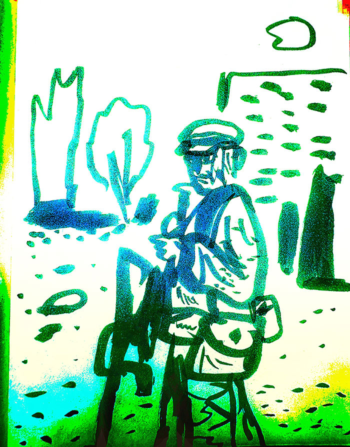 drawing of news