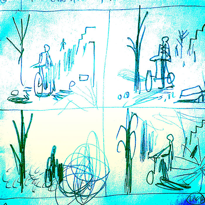 drawing of news