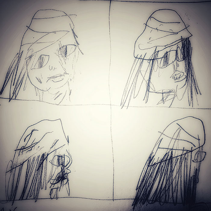 drawing of news