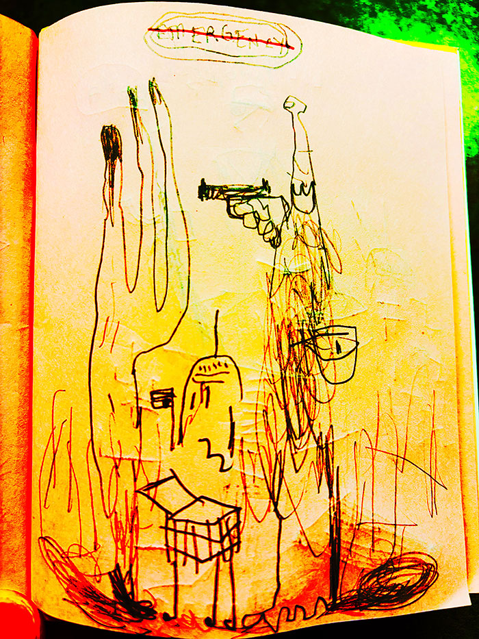 drawing of news