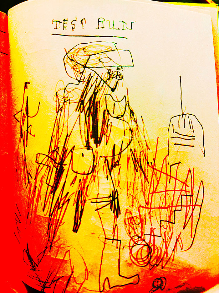drawing of news