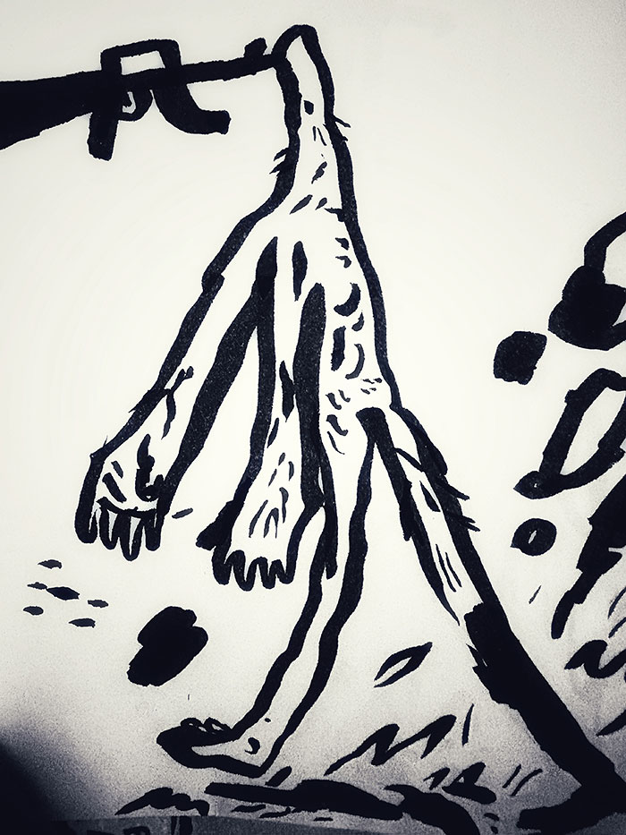 drawing of news