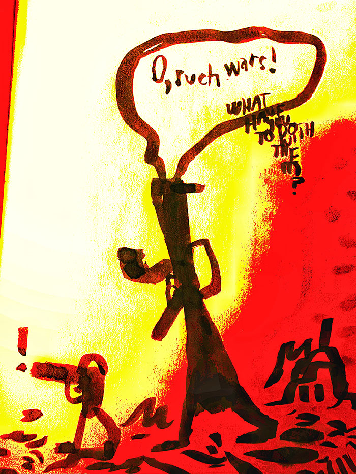 drawing of news