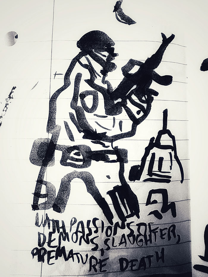 drawing of news