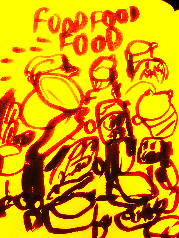 drawing of news