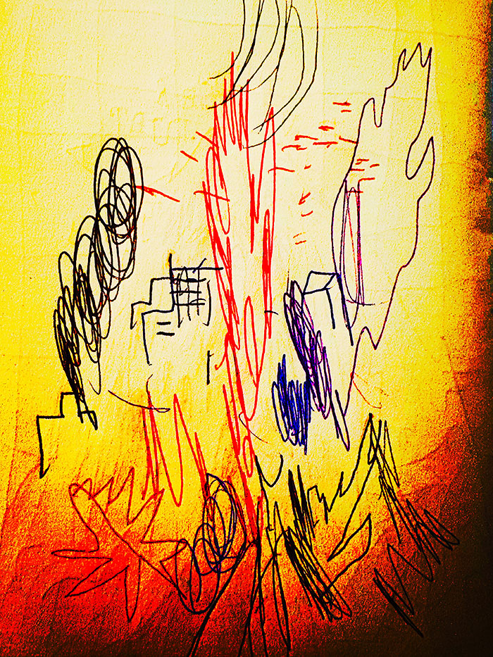 drawing of news