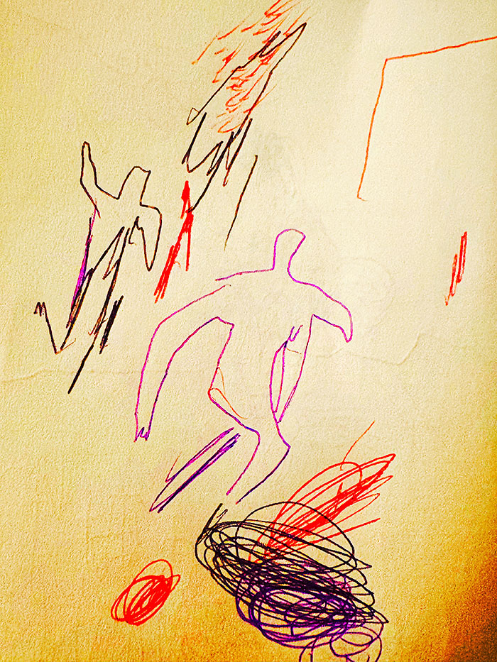 drawing of news