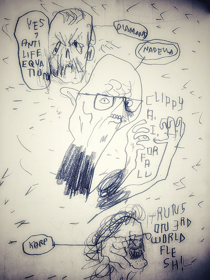 drawing of news