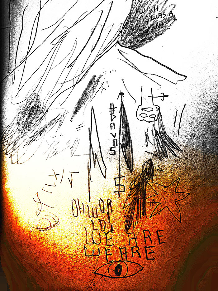 drawing of news